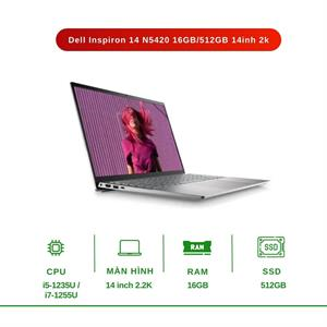 Laptop Dell Inspiron 14 N5420 16GB/512GB 14inh 2k